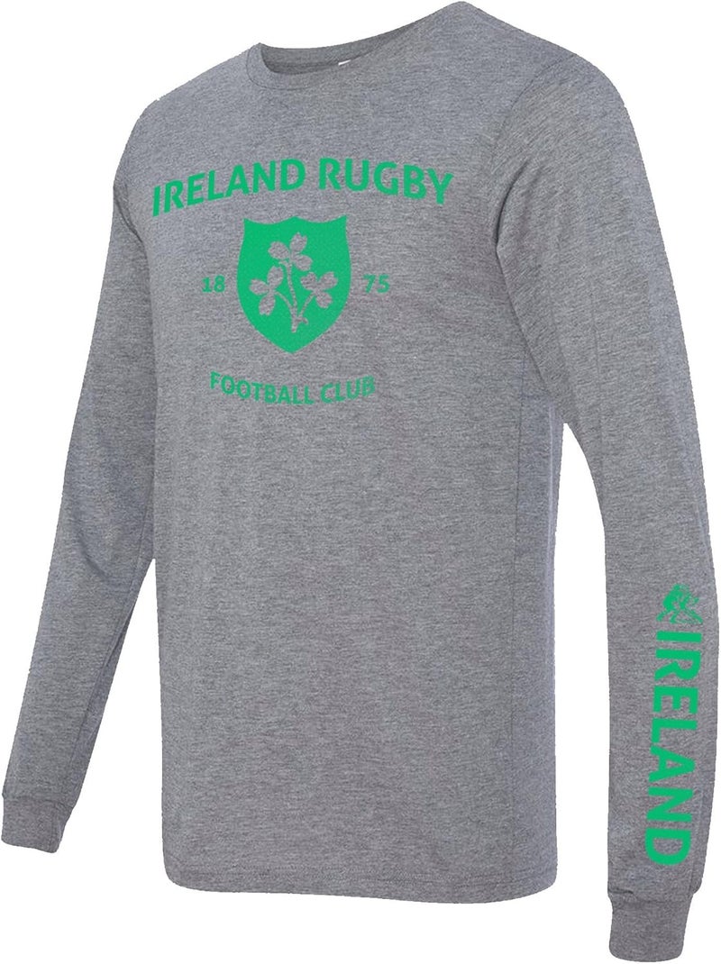 Rugby Imports Store تي شيرت طويل الأكمام درع الرجبي الإيرلندي - Image 3